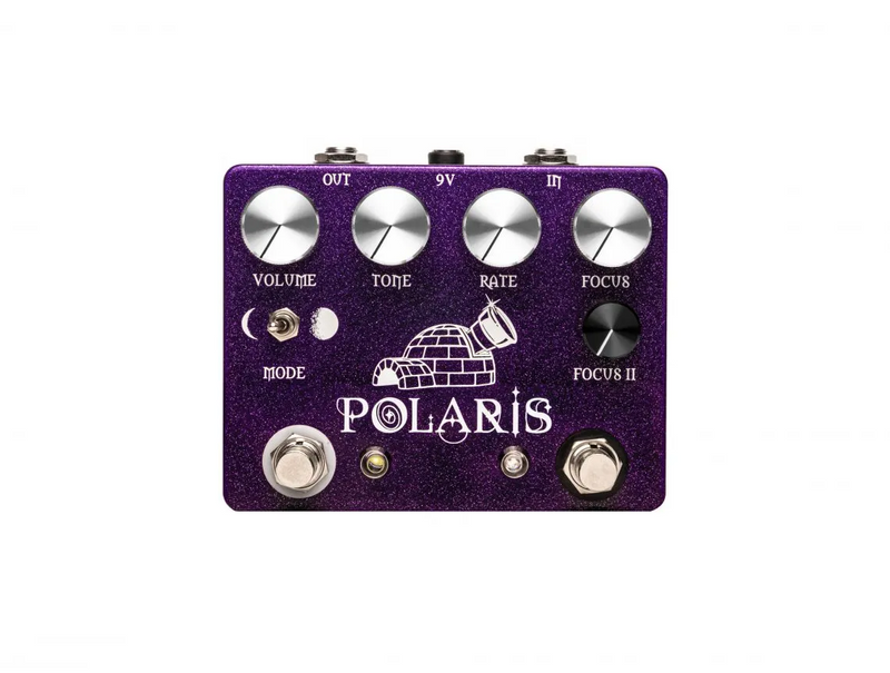 CopperSound Polaris ANALOG CHORUS & VIBRATO is a versatile and expressive tremolo pedal that offers a high-quality tremolo effect.
