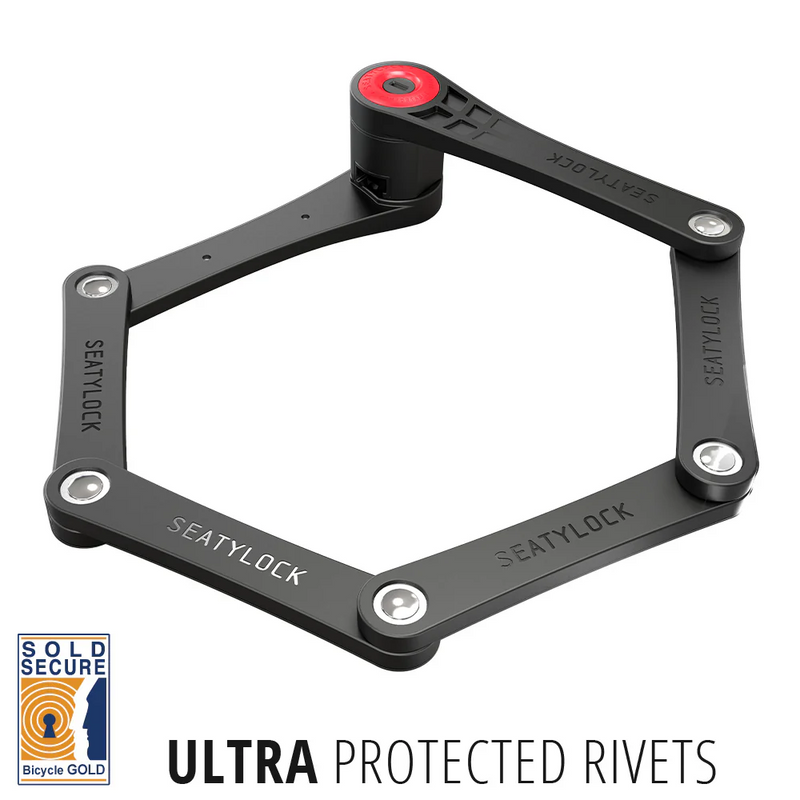 Seatylock Foldylock Forever 90 Folding Bike Lock Dynamic Pedals