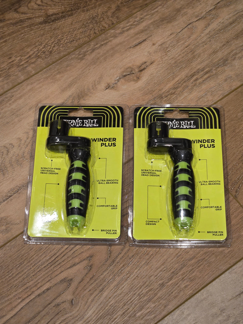 LOT OF 2 Ernie Ball 9604 Pegwinder Plus Peg Tuner Winder