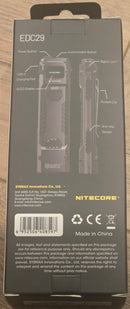 Nitecore EDC29 6,500 Lumens Ultra Slim High Performance Flashlight