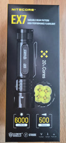Nitecore EX7 6000 Lumen High Performance Rechargeable Flashlight