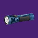 Olight Seeker 4 Pro Blue High Power Flashlight 4,600 Lumens Rechargeable Cool White