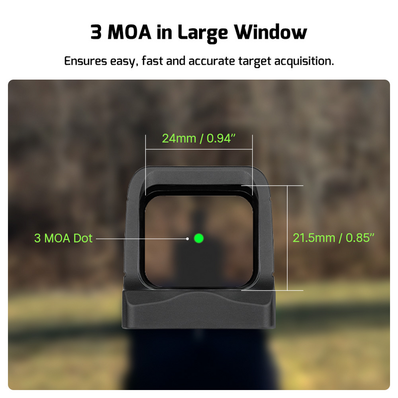 Olight Osight 3 MOA with Magnetic Charging Cover Green Dot