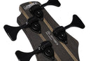 Cort B4ELEMENTOPBR Artisan Series B4 Element Bass Guitar. Open Pore  Burgandy Red