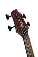 Cort B4ELEMENTOPBR Artisan Series B4 Element Bass Guitar. Open Pore  Burgandy Red