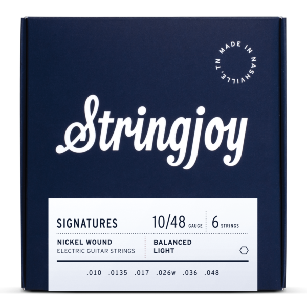 Stringjoy Signatures SJ-BAL10 Balanced Light Gauge (10-48) Nickel Wound Electric Guitar Strings