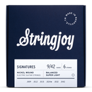 Stringjoy Signatures SJ-BAL9 Balanced Super Light Gauge (9-42) Nickel Wound Electric Guitar Strings