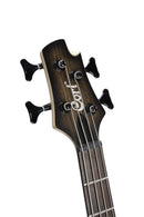 Cort C4PLUSOVMHABB Artisan Series C4 Plus OVMH Bass Guitar. Antique Brown Burst