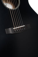 Cort CORE-MC Ovangkol Acoustic-Electric Guitar w/Gig-bag. Black Top Semi Gloss