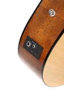 Cort EARTHGO-OP Earth Series Go Hyvibe Acoustic Electric Guitar. Open Pore Natural