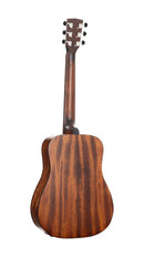 Cort EARTHGO-OPBB Earth Series Go Hyvibe Acoustic Electric Guitar. Open Pore Brown Burst