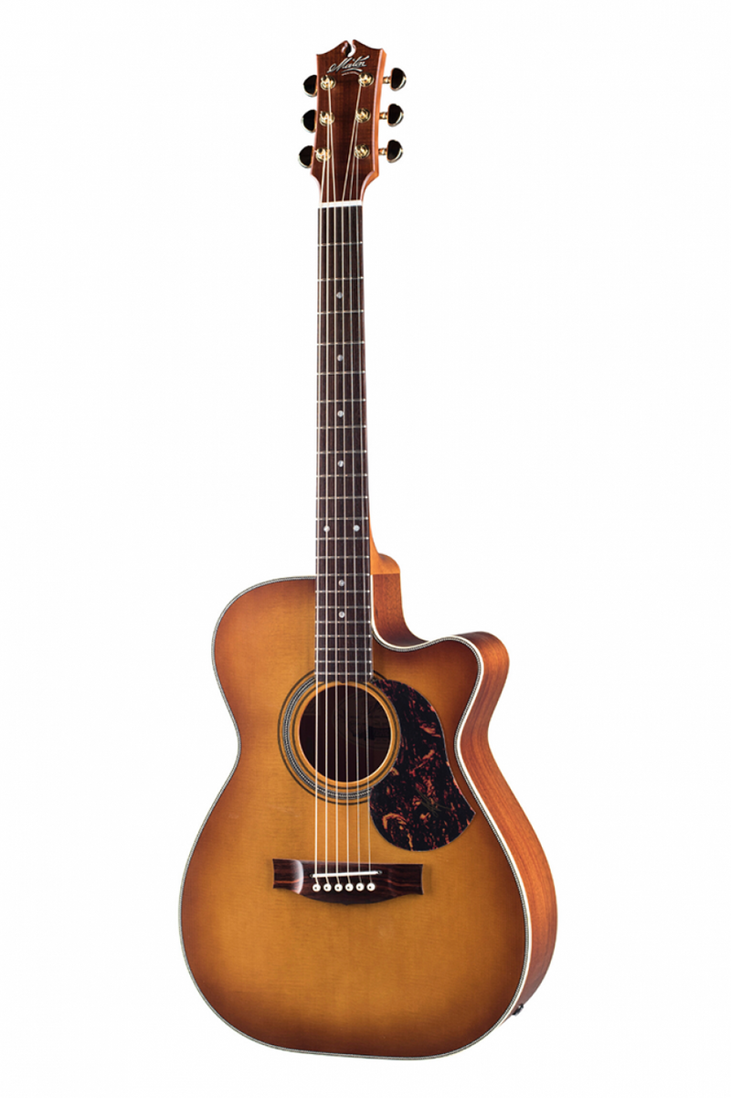 Maton Guitars EBG808C-Nashville Acoustic Electric Guitar Cutaway Sunburst With Hardcase