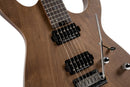 Cort G300RAWNS G Series 300 Raw Double Cutaway Electric Guitar. Natural Satin