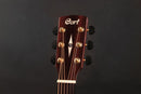 Cort GAMYBEVELNAT Grand Regal Acoustic Cutaway Guitar. Natural Glossy Arm Bevel