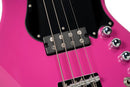 Cort GB Short Scale Bass Guitar w/Gig-bag. Fandango Purple