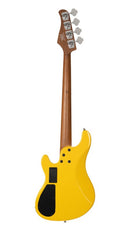 Cort GB Short Scale Bass Guitar w/Gig-bag. Yellow Crush