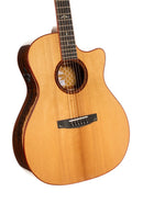 Cort GOLDA10 Gold Series A10 Cocobolo Acoustic-Electric Guitar. Natural Gloss