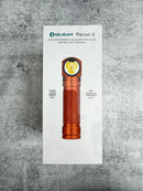 Olight Perun 3 Headlamp 3000 Lumens White Light and Red Light ORANGE