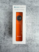 Olight Arkfeld Pro Orange Flat Flashlight with LED Light UV and Laser Cool White