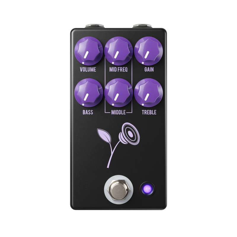 JHS Pedals Violet Lari Basilio Signature Distortion Overdrive Black