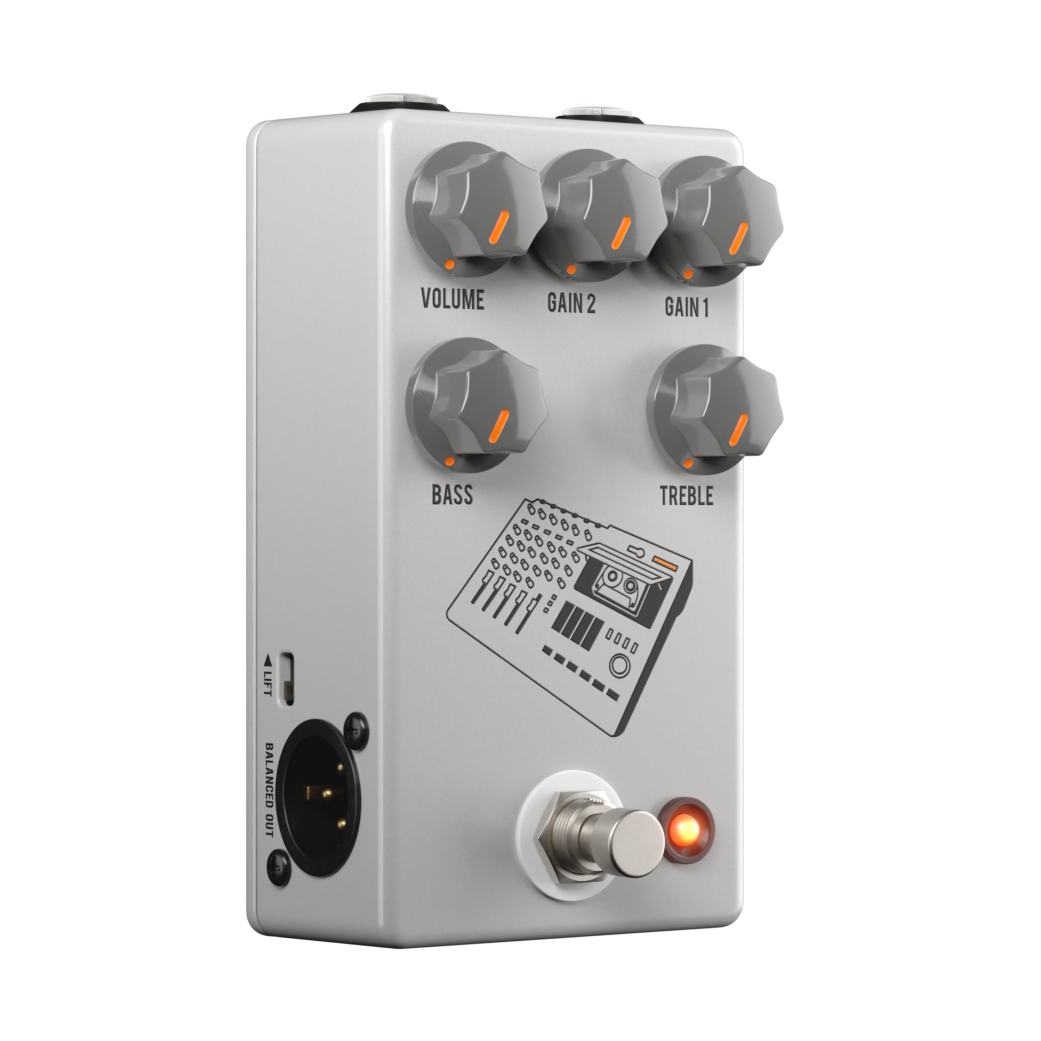 JHS 424 Gain Stage Tascam Lo-Fi Boost Fuzz Overdrive | Dynamic JHS 424 Gain Stage Tascam Lo-Fi Boost Fuzz Overdrive | Dynamic