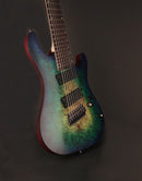 Cort KX508MS KX Series 8 String Electric Guitar. Mariana Blue Burst