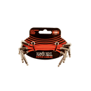 Ernie Ball 6401 Flat Ribbon Patch Cable 3in - Red - 3 Pack 3"