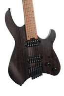 Cort Space 6GTR Multi-Scale Electric Guitar w/Gig-bag. Semi Gloss Trans Black