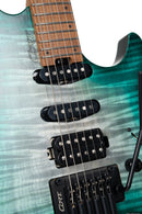 Cort Space 6GTR Electric Guitar w/Gig-bag. Semi Gloss Lagoon