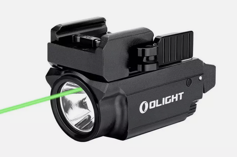 Olight Baldr S Tactical Light 800 Lumens & Green Laser Combo Black