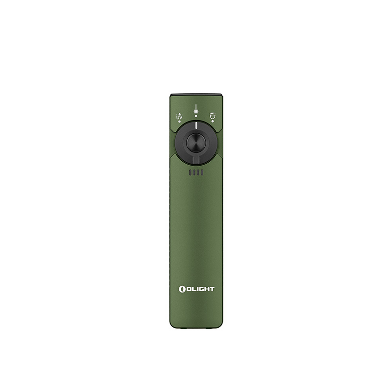 Olight Arkfeld Pro OD Green Flat Flashlight with LED Light UV and Laser