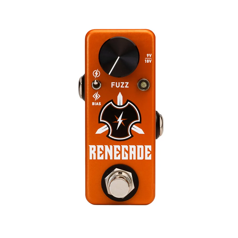 An CopperSound Renegade Multi-Bias Fuzz pedal with a bias control.