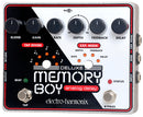The Electro-Harmonix Deluxe Memory Boy Analog Delay is an analog delay pedal by Electro-Harmonix that features tap tempo functionality.