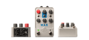 A small Universal Audio MAX Preamp & Dual Compressor device with a number of buttons on it, capable of producing British amp sounds.