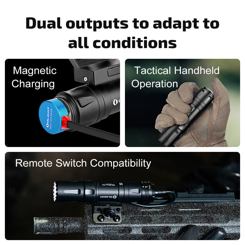 Olight Odin Mini Tactical Flashlight Weapon Mounted