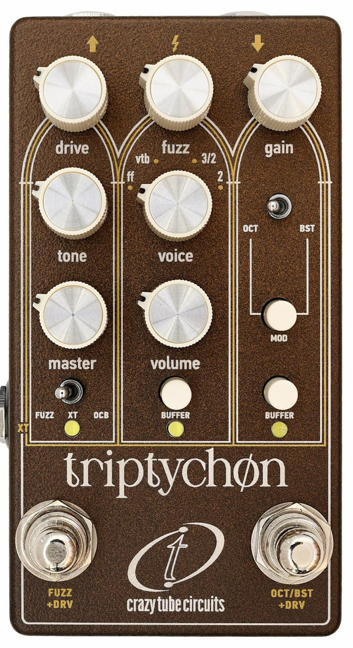 Crazy Tube Circuits Triptychon Fuzz Pedal