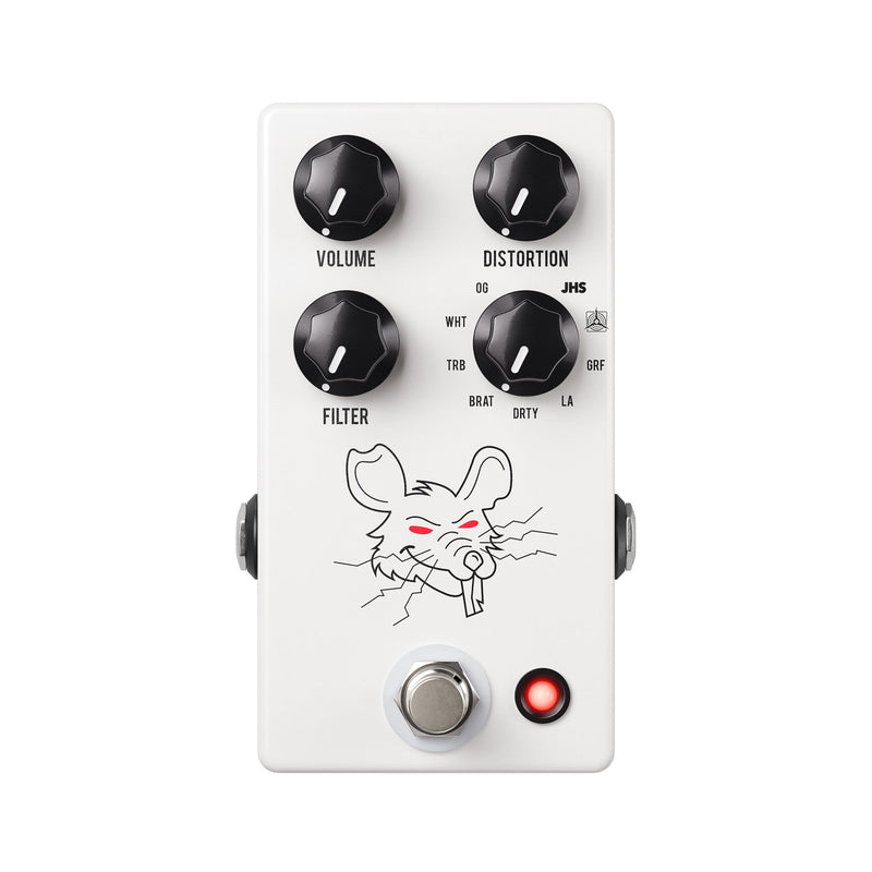 jhs volume pedal JHS PackRat White Distortion Pedal