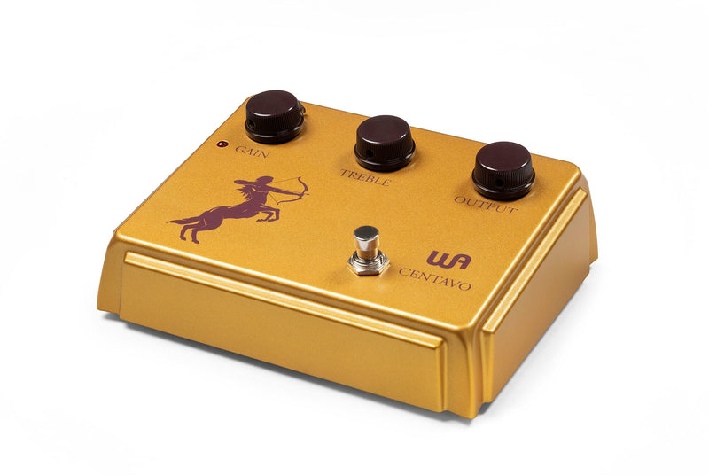 A Warm Audio Centavo Professional Overdrive Pedal with a horse on it, perfect for warm overdrive effects.