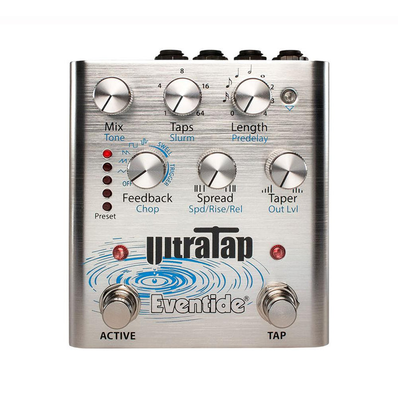 The Eventide UltraTap Delay Pedal is shown on a white background.