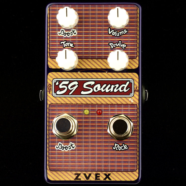 A ZVEX Effects Vertical 59 Sound guitar pedal, perfect for Fender Bassman or Marshall amps.