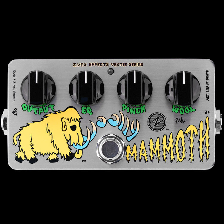 An animal-themed ZVEX Effects Vexter Woolly Mammoth pedal, perfect for guitar or bass players seeking EQ control.