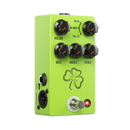 The JHS Shamrock Pedal is a green JHS Clover Preamp EQ Equalizer with four knobs and EQ controls.