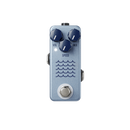 A vintage JHS Tidewater Tremolo pedal with a small footprint and blue buttons.