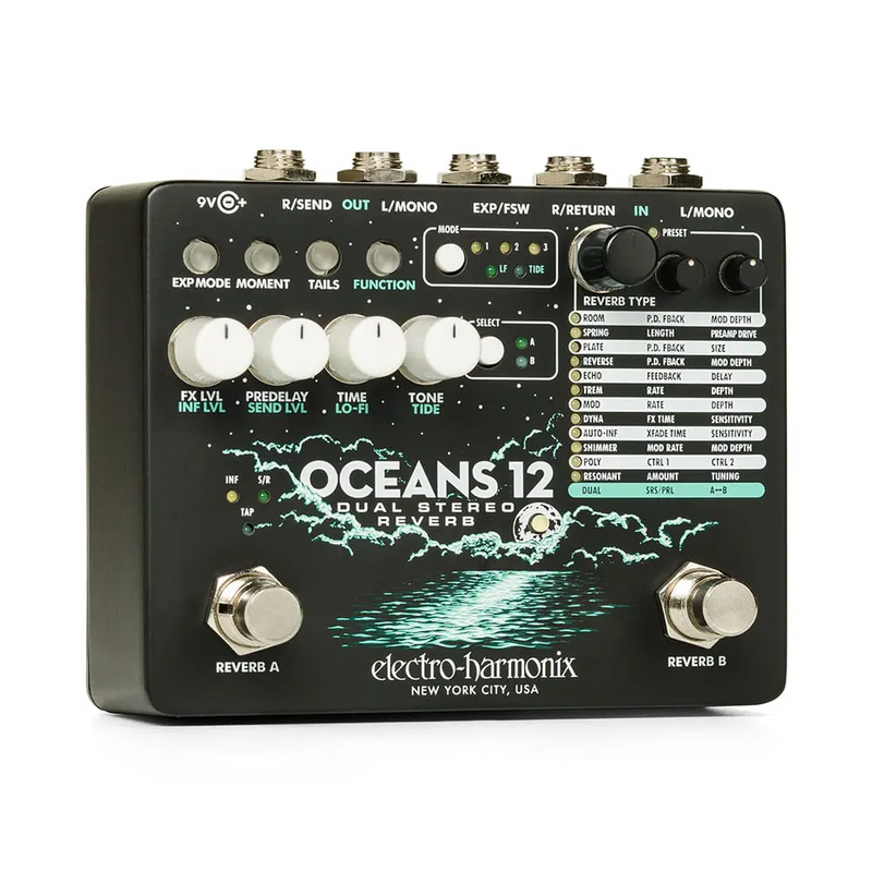 Electro-Harmonix Oceans12 Dual Stereo Reverb
